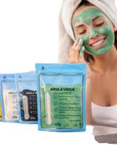 Máscara Facial Argila em Pó 100% Natural 100g Phallbeauty ARGILA PRETA