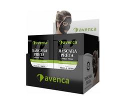 Máscara Facial Avenca Argila Preta Limpeza - 50 Unidades