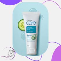 Máscara Facial Avon Care Pepino Aloe Vera 75 g Limpeza 3 em 1 Refrescante Original