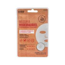 Máscara Facial Biodegradável Cuidado Intensivo - Kiss New York Máscara Facial Biodegradável Cuidado Intensivo - Kiss New York