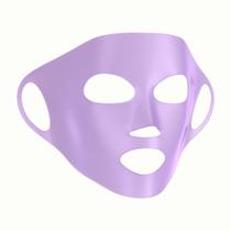 Mascara facial capa de silicone reutilizável