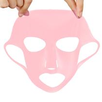 Mascara facial capa de silicone reutilizável