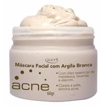 Máscara Facial Com Argila Branca E Óleos Essenciais