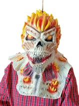 Máscara facial completa Ghosts Riders Latex Cosplay Costume
