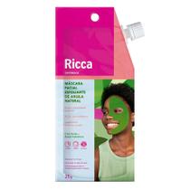 Máscara Facial de Argila Natural Ricca - Dá-lhe Lama