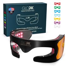 Máscara Facial de Beleza GLO24K com Rejuvenescimento por LED de 7 Cores