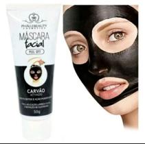 máscara facial de carvão