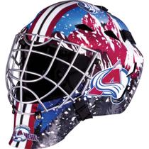 Máscara facial de goleiro Franklin Sports Colorado Avalanche NHL