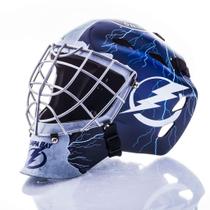 Máscara facial de goleiro Franklin Sports Tampa Bay Lightning NHL Máscara facial de goleiro Franklin Sports Tampa Bay Lightning NHL