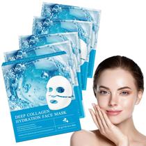 Máscara Facial de Hidrogel Xsvseie Collagen - Anti-rugas e Efeito Deep Máscara Facial de Hidrogel Xsvseie Collagen - Anti-rugas e Efeito Deep
