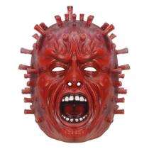 Máscara facial de látex de festa, capa facial completa, anti-epidêmica, vermelha Máscara facial de látex de festa, capa facial completa, anti-epidêmica, vermelha