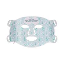Máscara Facial De LED Infravermelho De 7 Cores Para Terapia De Luz Vermelha No Pescoço,