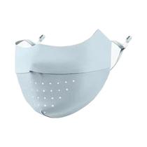 Máscara Facial De Seda Gelada Com Proteção UV Ajustável E Respirável Para Esportes Ao Ar Livre De Máscara Facial De Seda Gelada Com Proteção UV Ajustável E Respirável Para Esportes Ao Ar Livre De