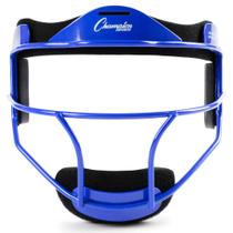 Máscara facial de softball Champion Sports de aço azul para jovens