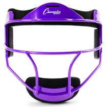 Máscara facial de softball Champion Sports Steel Classic Purple