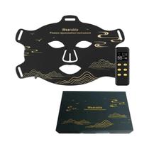 Máscara Facial De Terapia Com Luz LED Anti-Envelhecimento 4 Cores Rejuvenescimento Da Pele Uso