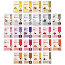 Máscara Facial DERMAL Korea Collagen Essence 26 - Amarela e Vermelha