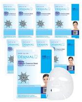 Máscara Facial DERMAL White Collagen Essence - 23ml (Pacote com 10)