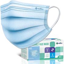 Máscara facial descartável ASTM Nível 1 da Medtecs, 3 camadas, 50/2000 unidades