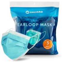 Máscara facial descartável HALYARD FLUIDSHIELD Nível 3 (Caixa com 50) Máscara facial descartável HALYARD FLUIDSHIELD Nível 3 (Caixa com 50)