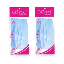 Mascara Facial Descartavel Infantil Cristal Azul 02 pacotes c/ 10 unidades Mascara Facial Descartavel Infantil Cristal Azul 02 pacotes c/ 10 unidades