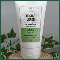 Máscara Facial e Corporal - Argila Verde - Combate infecções, purifica e cicatriza a pele - 180g