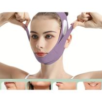 Mascara Facial Efeito Lift Reduz Papada Ruga Gordura Cinta Queixo Duplo Ajustavel Emagrece Rosto Maxilar Levantamento V