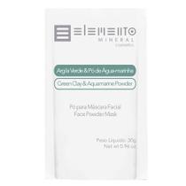 Máscara Facial Elemento Mineral Argila Verde com Pó de Águamarinha