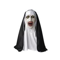 Máscara facial fantasma que conjura freiras, cosplay, látex de Halloween