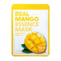 Máscara facial FARMSTAY Real Mango Essence com ácido hialurônico 23mL
