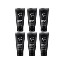 Mascara Facial Fashion Argila Preta Remove Cravos 30G - 6Un