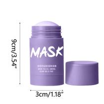 Máscara facial feminina Stick Máscara de limpeza de chá verde Stick Máscara facial Bastão de lama