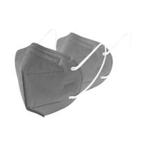 Máscara Facial FFP2 KN95 Preta 10-200PCS 5 Camadas Não Tecida Reutilizável Para Adultos