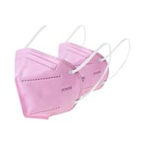 Máscara Facial FFP2 KN95 Preta 10-200PCS 5 Camadas Não Tecida Reutilizável Para Adultos