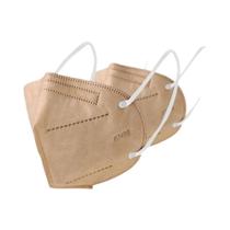 Máscara Facial FFP2 Preta 10-200 Peças 5 Camadas Reutilizável KN95 Máscara Facial Não Médica Com