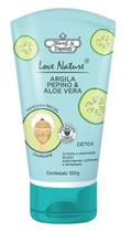 Máscara Facial Flores & Vegetais Argila Pepino Aloe Vera 150gr