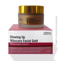 Máscara Facial Gold Glowing UP 40g Ácido Hialurônico Fórmula Intense Care Máscara Facial Gold Glowing UP 40g Ácido Hialurônico Fórmula Intense Care