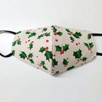 Máscara facial HerbsPro Fancy Cloth Tossed Holly White (pacote com 10)