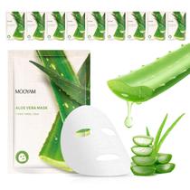 Máscara Facial Hidratante GUOYAOLIFU Aloe Vera 25mL - Para Mulheres