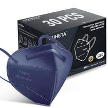 Máscara facial HUHETA KN95, pacote com 30 camadas, embalada individualmente