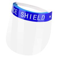 Máscara facial HUOGUO Transparente Anti-spray PET à prova de respingos