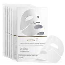 Máscara facial ISTON Bio-Collagen Real Deep Anti Wrinkle, pacote com 6