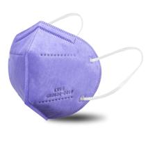 Máscara facial KN95 akgk, proteção respirável, 50 unidades, roxa Máscara facial KN95 akgk, proteção respirável, 50 unidades, roxa