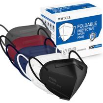 Máscara facial KN95 WWDOLL 50 unidades, respirador descartável de 5 camadas