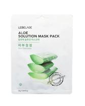 Máscara Facial Lebelage Aloe 23ml Hidratação Intensa Calmante Nutrição Pele Suave Revitalização Glow Máscara Facial Lebelage Aloe 23ml Hidratação Intensa Calmante Nutrição Pele Suave Revitalização Glow
