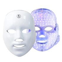 Máscara Facial LED 7 Cores Terapia De Fótons Cuidados Com a Pele Anti Acne Rejuvenescimento Remoção