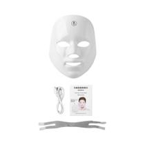 Máscara Facial LED 7 Cores - Terapia de Fótons para Antiacne e Rejuvenescimento