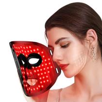Máscara Facial LED Bnlei com Terapia de Luz Vermelha para Rosto e Pescoço