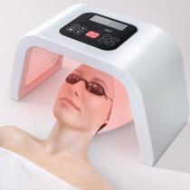 Máscara facial LED Fxtiaa LED para terapia de luz facial 7 em 1 cor