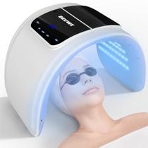 Máscara Facial LED para Terapia de Luz Vermelha e Azul - Cuidados com a Pele em Casa Máscara Facial LED para Terapia de Luz Vermelha e Azul - Cuidados com a Pele em Casa